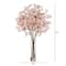 32" Artificial Cherry Blossom Arrangement with Glass Cylinder Vase